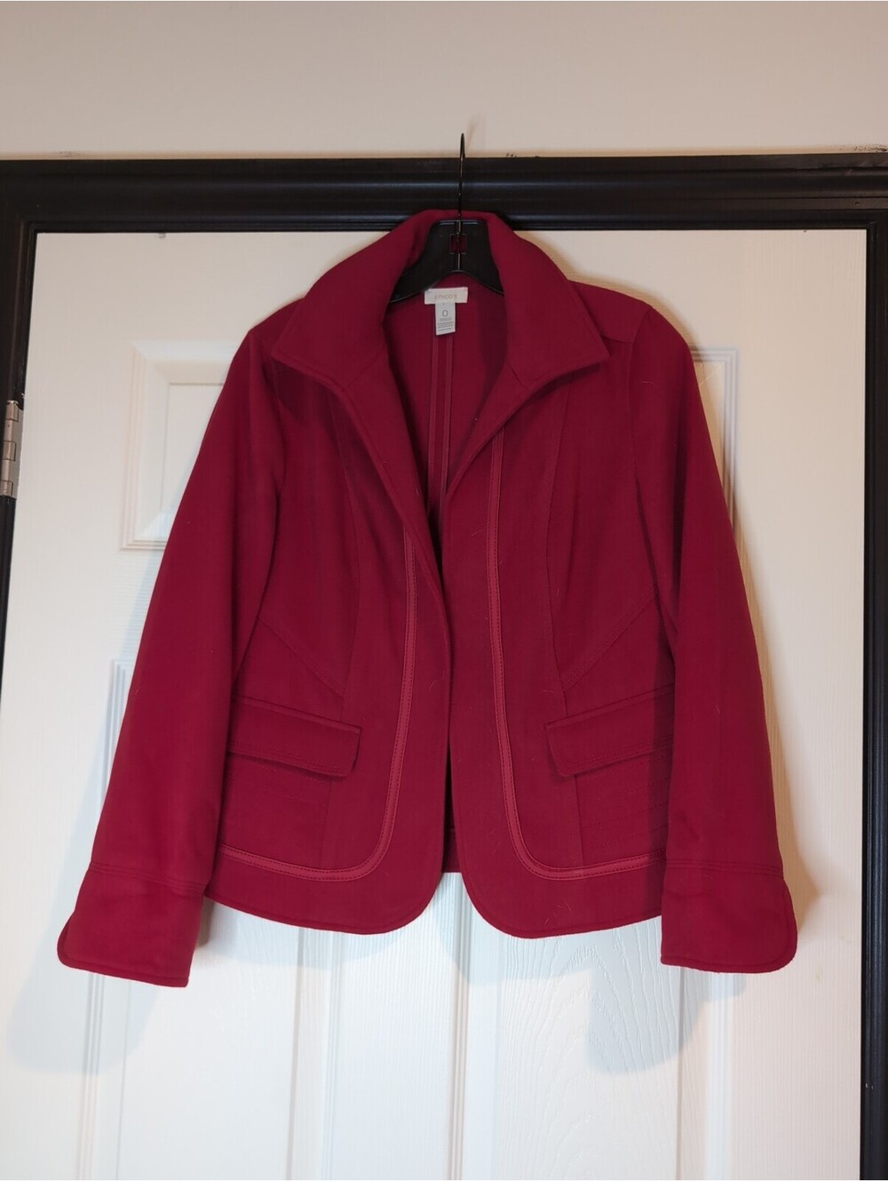 Small red chicos size 0 blazer